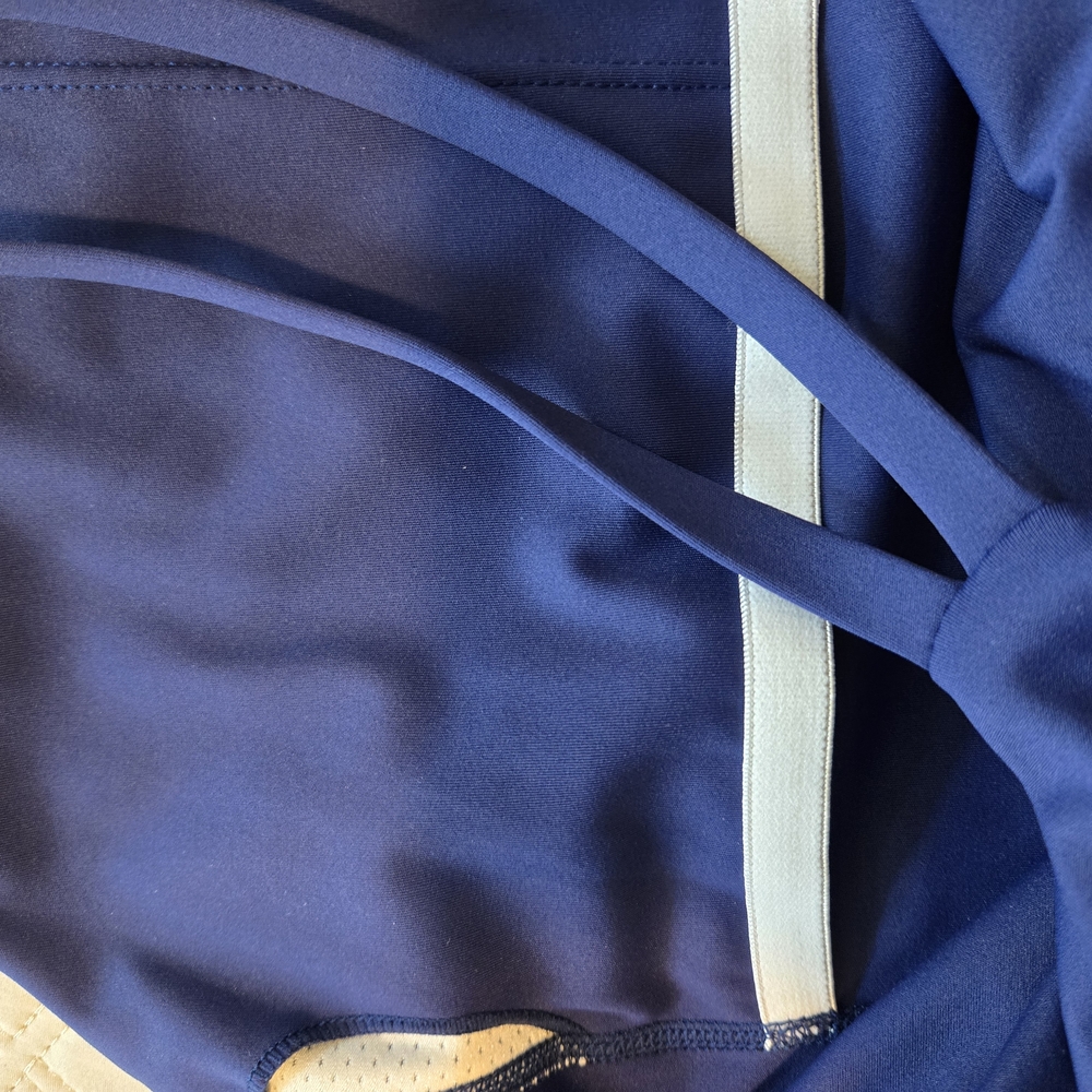 Navy Blue Racerback Athletic Dress - Picture 8 of 9